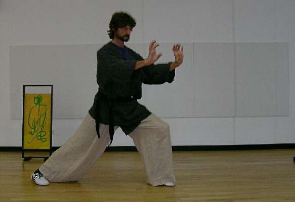 Bilder aus den Tigerformen des Wuxing Gong der Shaolin-Schule