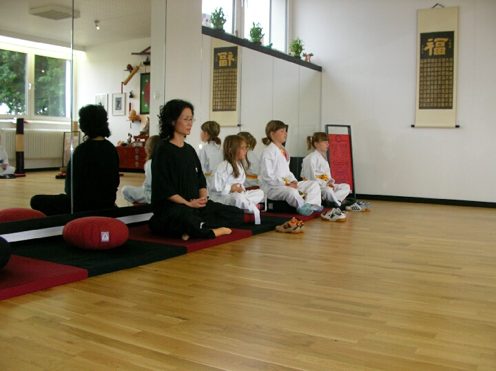 Konzentrations-Schule im Kinder Kung-Fu