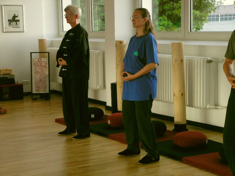 Meditation, Grundschule im Tai-Chi, Qi-Gong und Kung-Fu