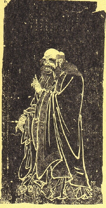 Lao-Tze, Steinabreibung