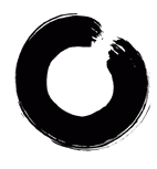 der Tao-Chi Kreis und das Tao-Chi-Logo; entworfen von Klaus D. Schiemann 1988